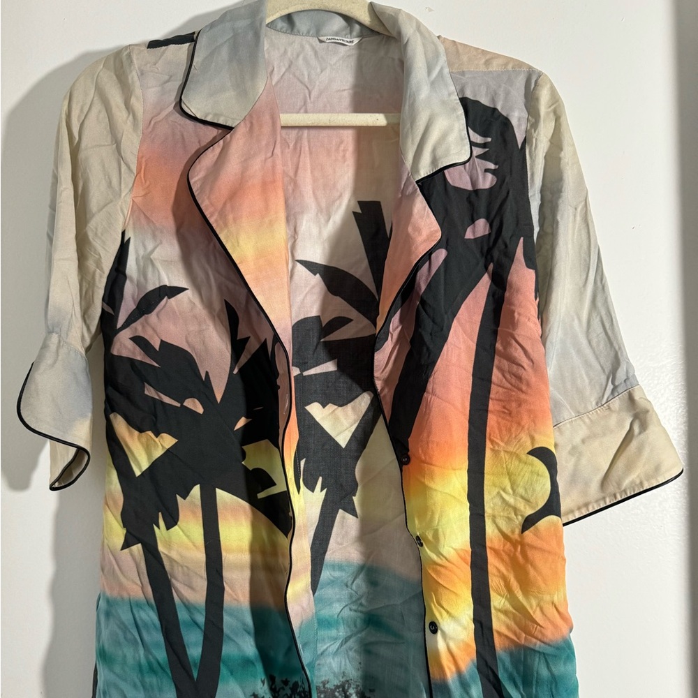 Zadig & Voltaire Button Up Size Small - image 1